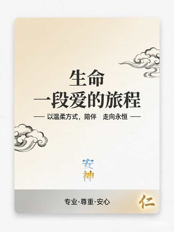 生命，一段爱的旅程——南京安神殡仪，以温柔守护终程体面